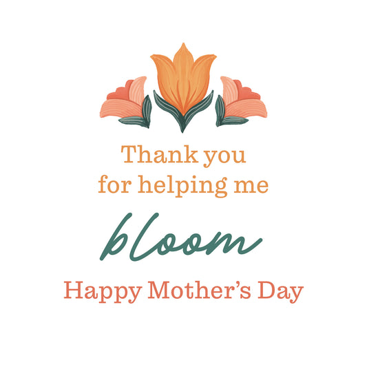 Floral Mother’s Day Card – Tulips for Mom Card