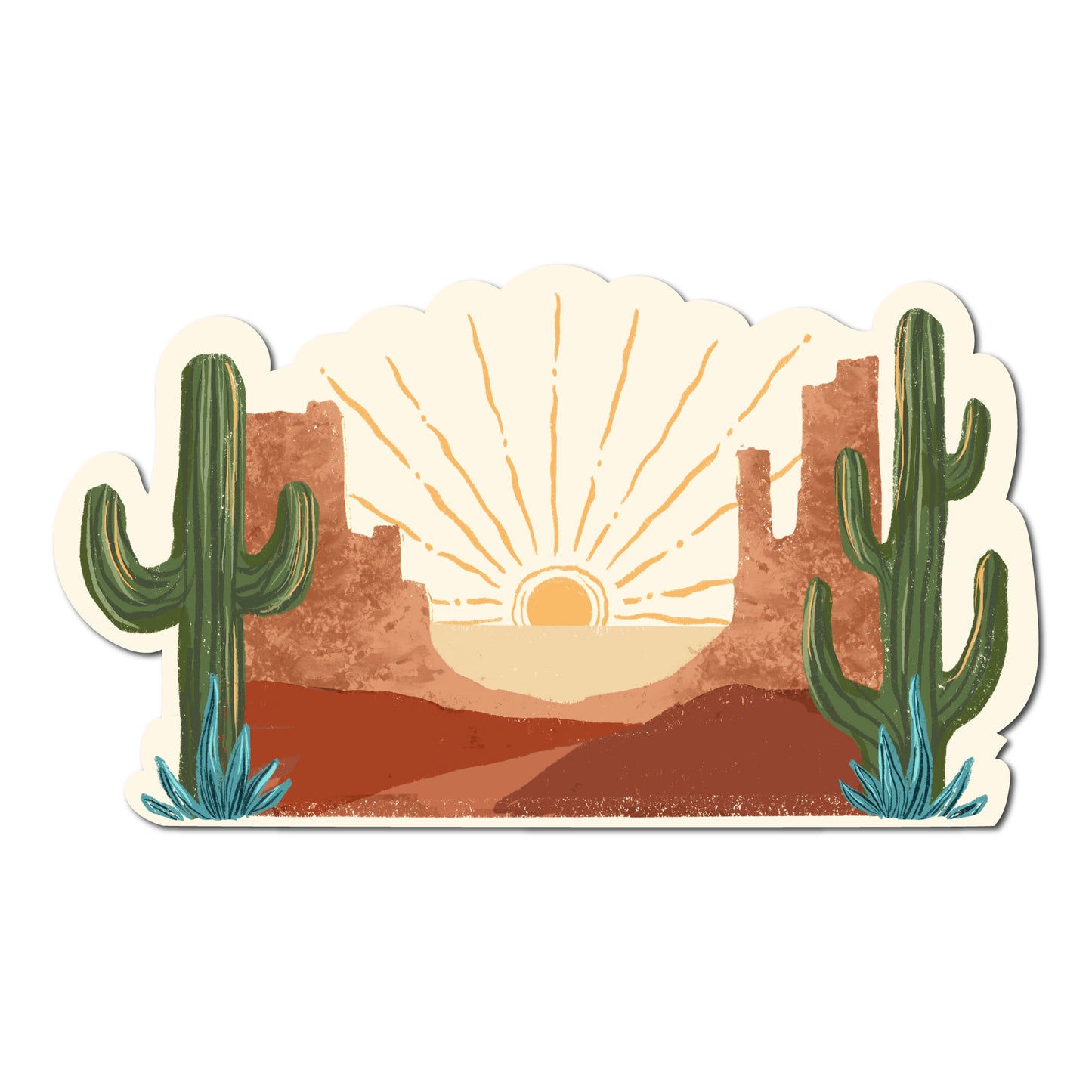 “Desert Scene” Sticker