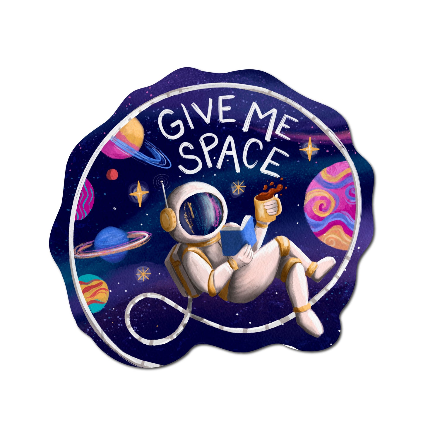 "Give me Space" Sticker