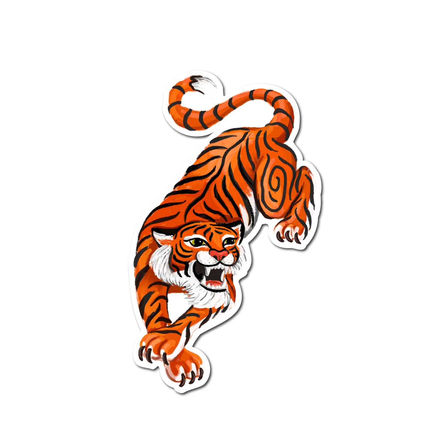 "Tiger" Sticker