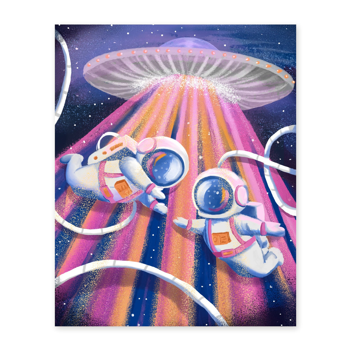 You've Abducted My Heart art print, full illustration