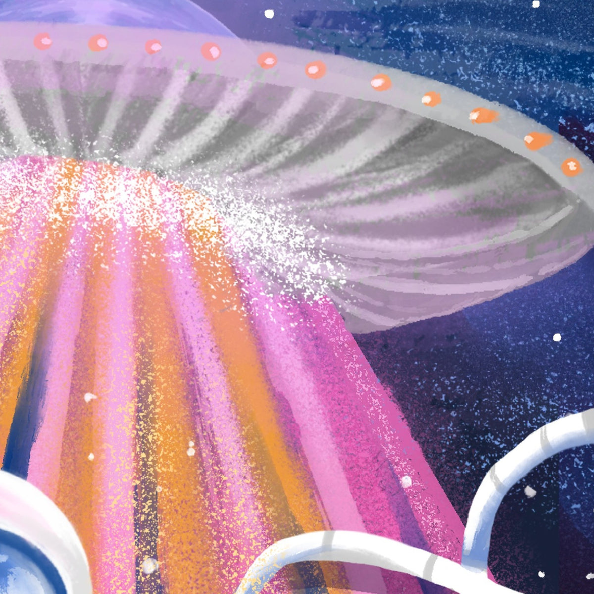 You've Abducted My Heart art print detail