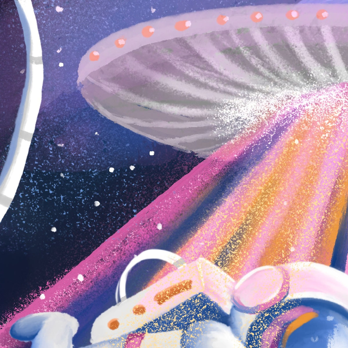 You've Abducted My Heart art print detail