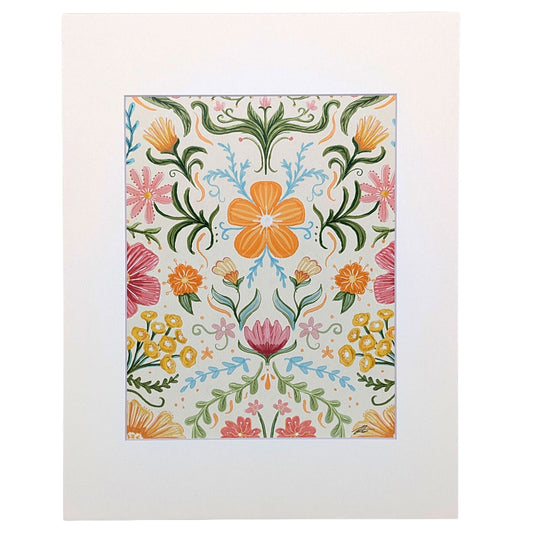 Watercolor Floral Art Print