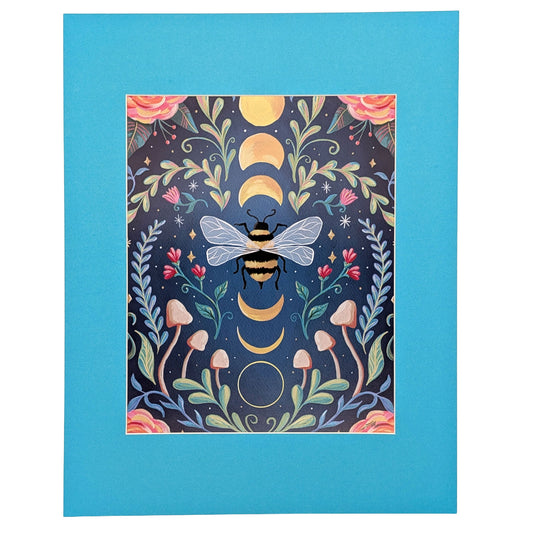 Moon Bee Art Print