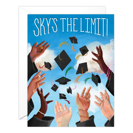 Graduation Card – Sky’s the Limit Graduation Congratulations Card