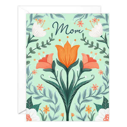 Floral Mother’s Day Card – Tulips for Mom Card
