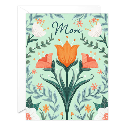 Floral Mother’s Day Card – Tulips for Mom Card